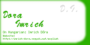 dora imrich business card